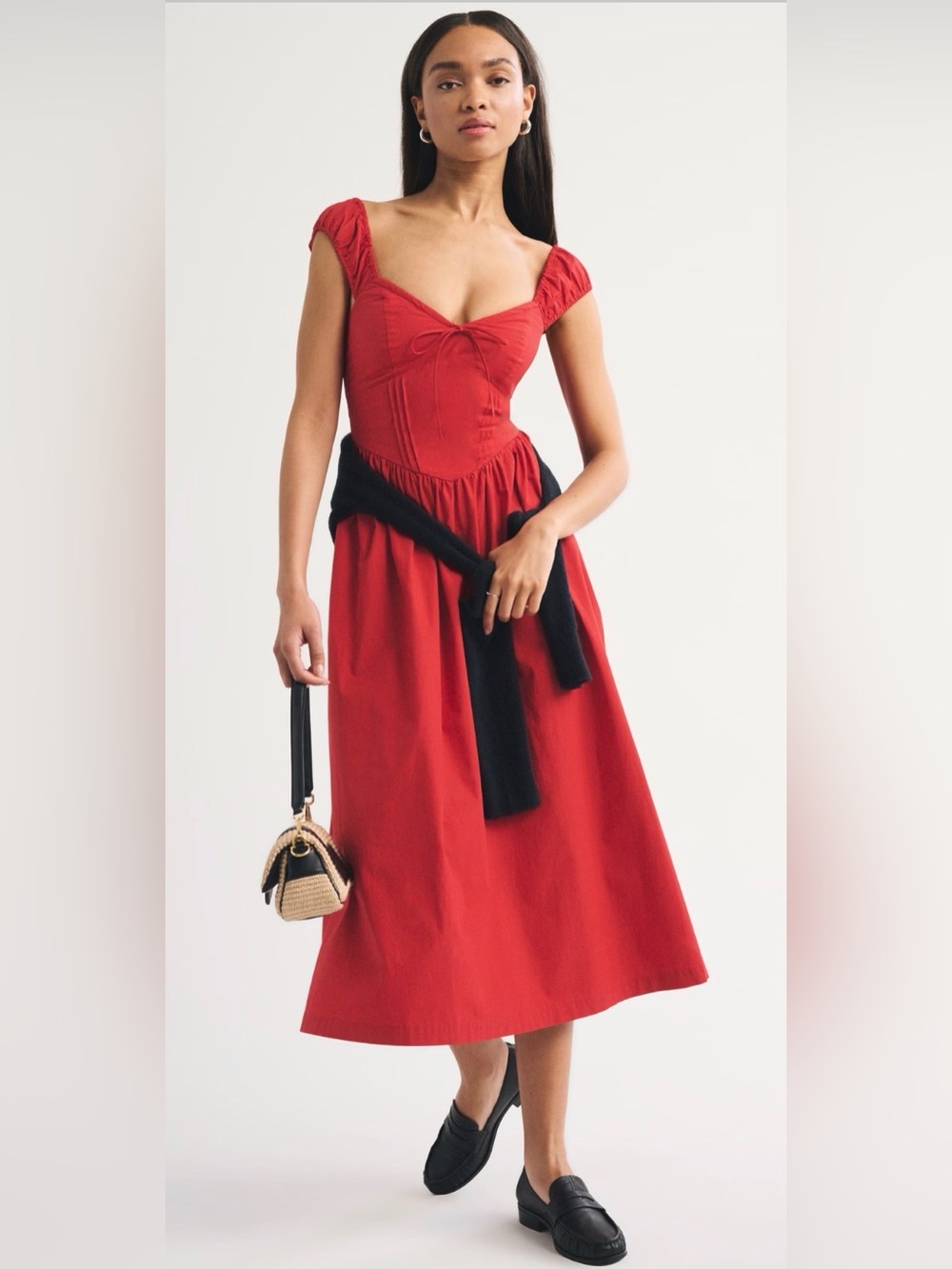 Abercrombie & Fitch Bra-Free Cap Sleeve Dress
